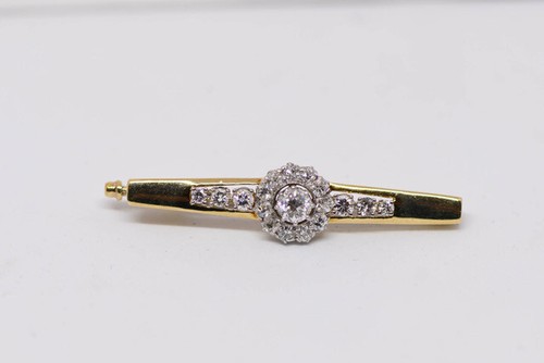 Edle diamant brosche - edle, stab