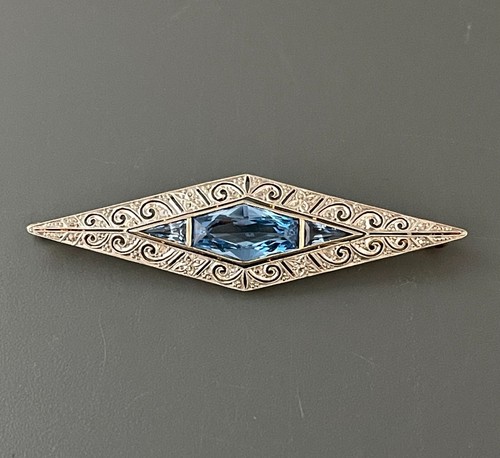 Art deco brosche mit - art-deco,