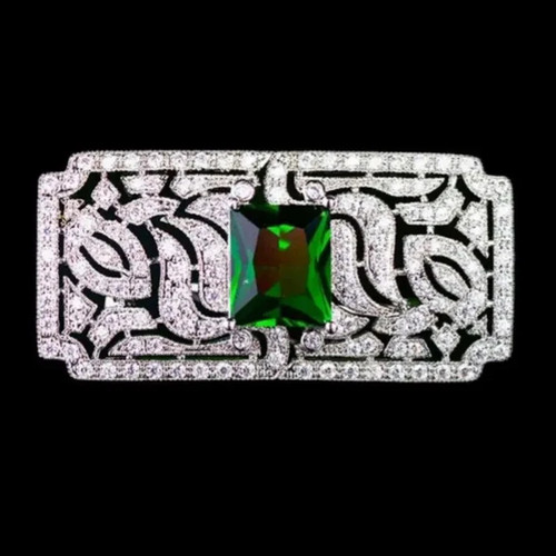 Smaragd diamant 10k - smaragd,