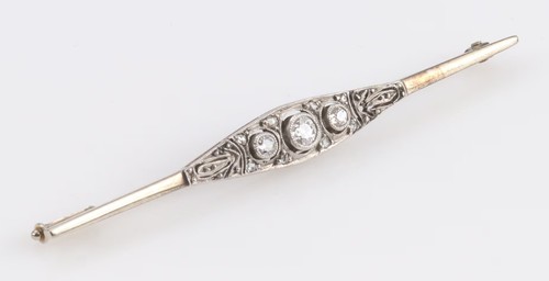 Antike diamantbrosche - antike,