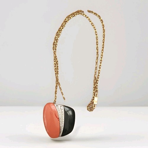 Diamant weißgold brosche - diamant/weißgold,