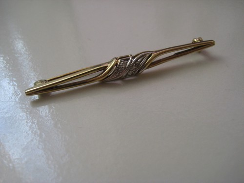 585 gold stabbrosche - 585,