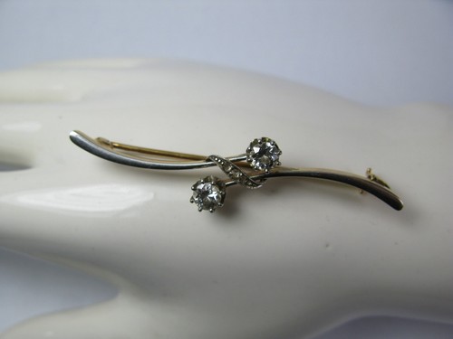 Jugendstil brosche 585 - brosche, 14k