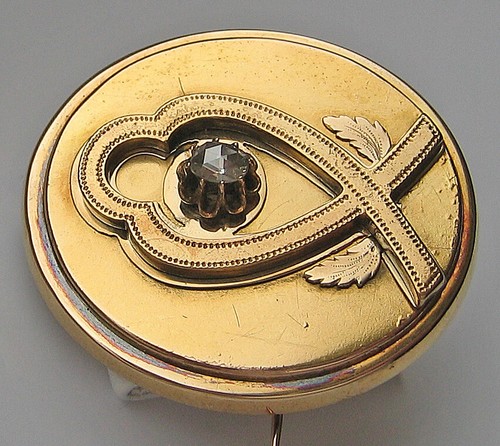 Vintage brosche 585 14kt - brosche,