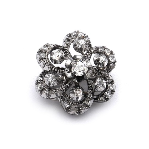 Antike diamant brosche mit - diamant,