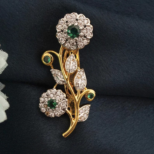 Antike smaragd diamant 10k - antike,