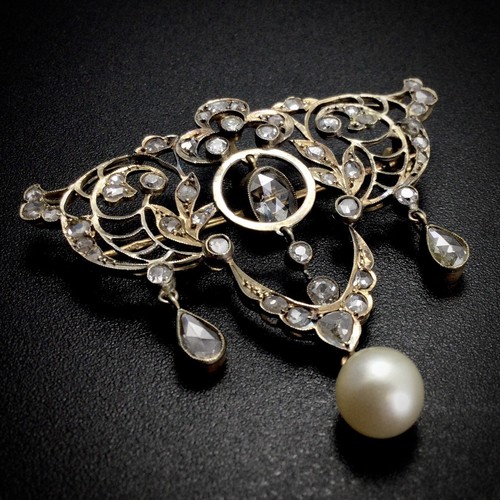 Jugendstil diamant - 2,96, ct.