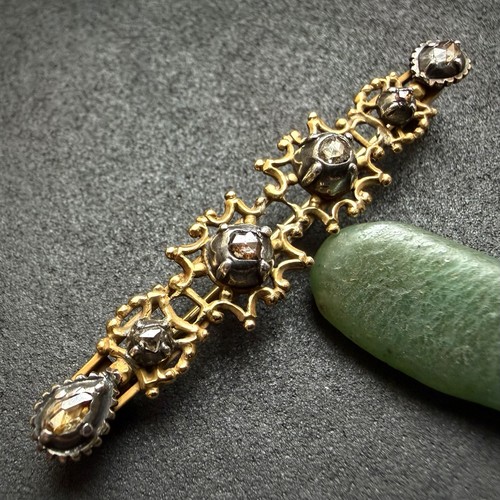 Antike brosche 14k - 585, gold