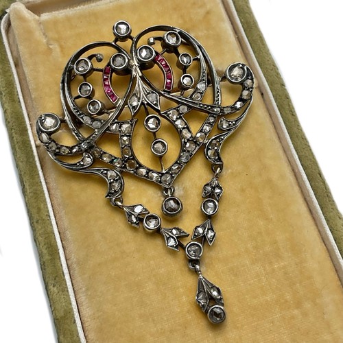 Große jugendstil diamant - große,